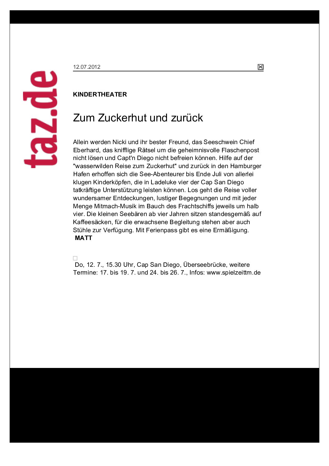 12.07.2012- taz.de